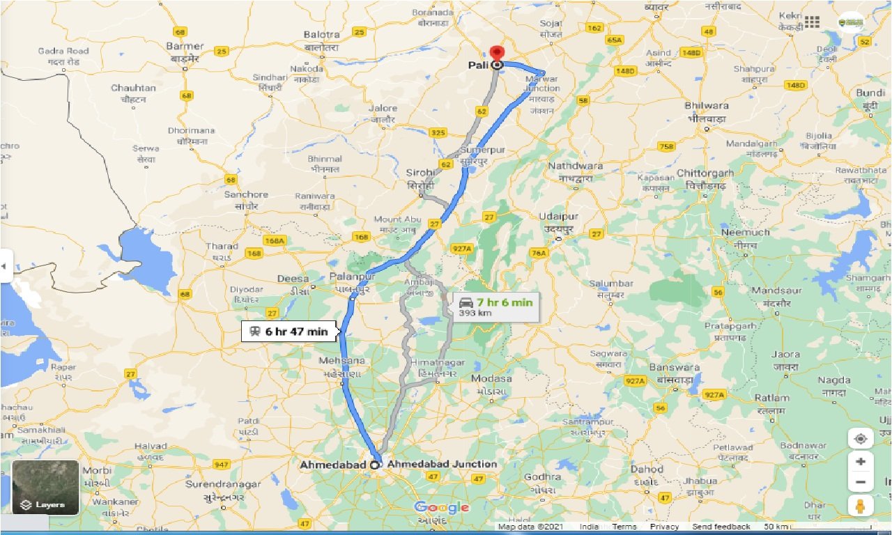 Distance From Ahmedabad To Rajasthan Caronrentals-Ahmedabad To Pali Rajasthan Taxi One Way | Book Car On Rent