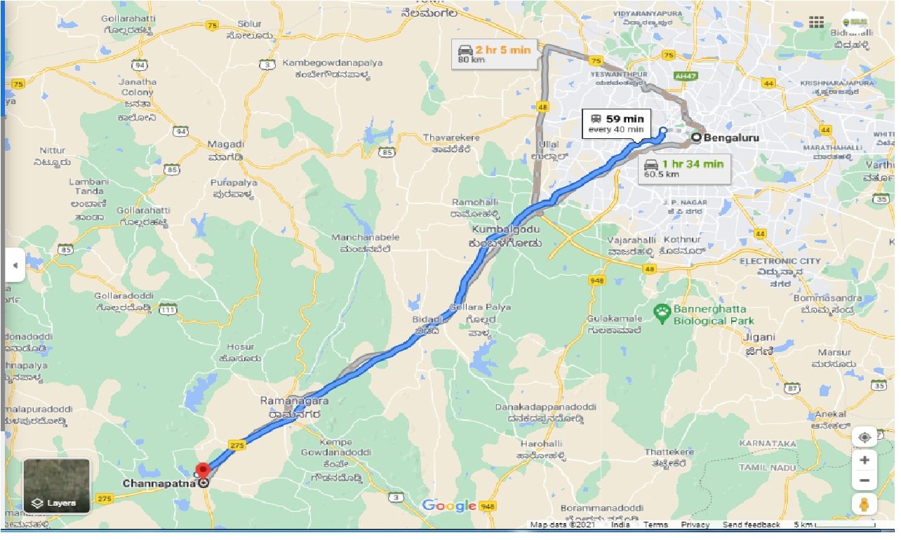 Bangalore To Channapatna Route Map Caronrentals-Bangalore To Channapatna Round Trip | Book Car On Rent