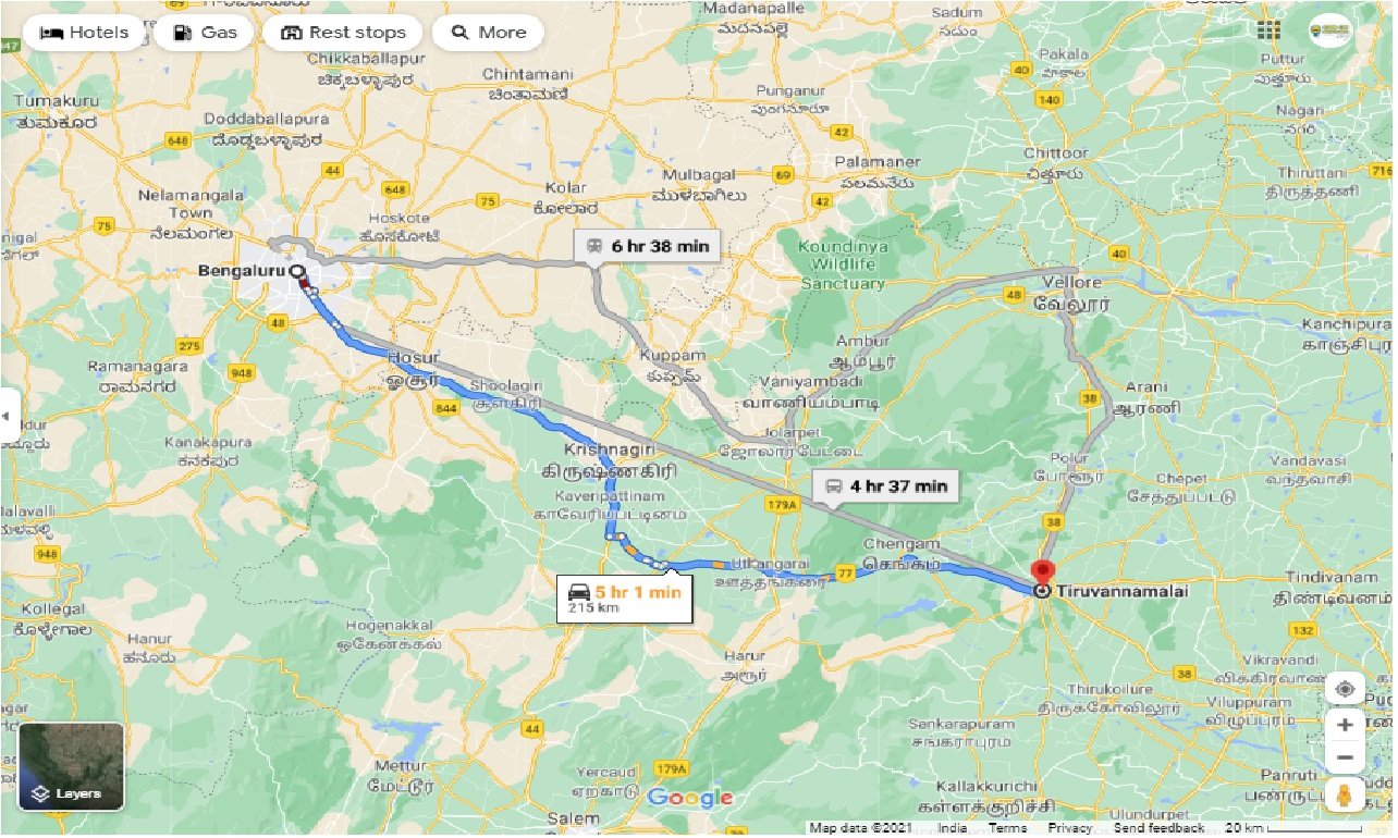 Bangalore To Tiruvannamalai Route Map Caronrentals-Bangalore To Tiruvannamalai Taxi Round Trip | Book Car On Rent