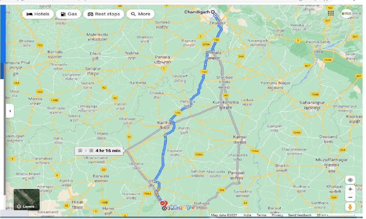 chandigarh-to-julana-round-trip