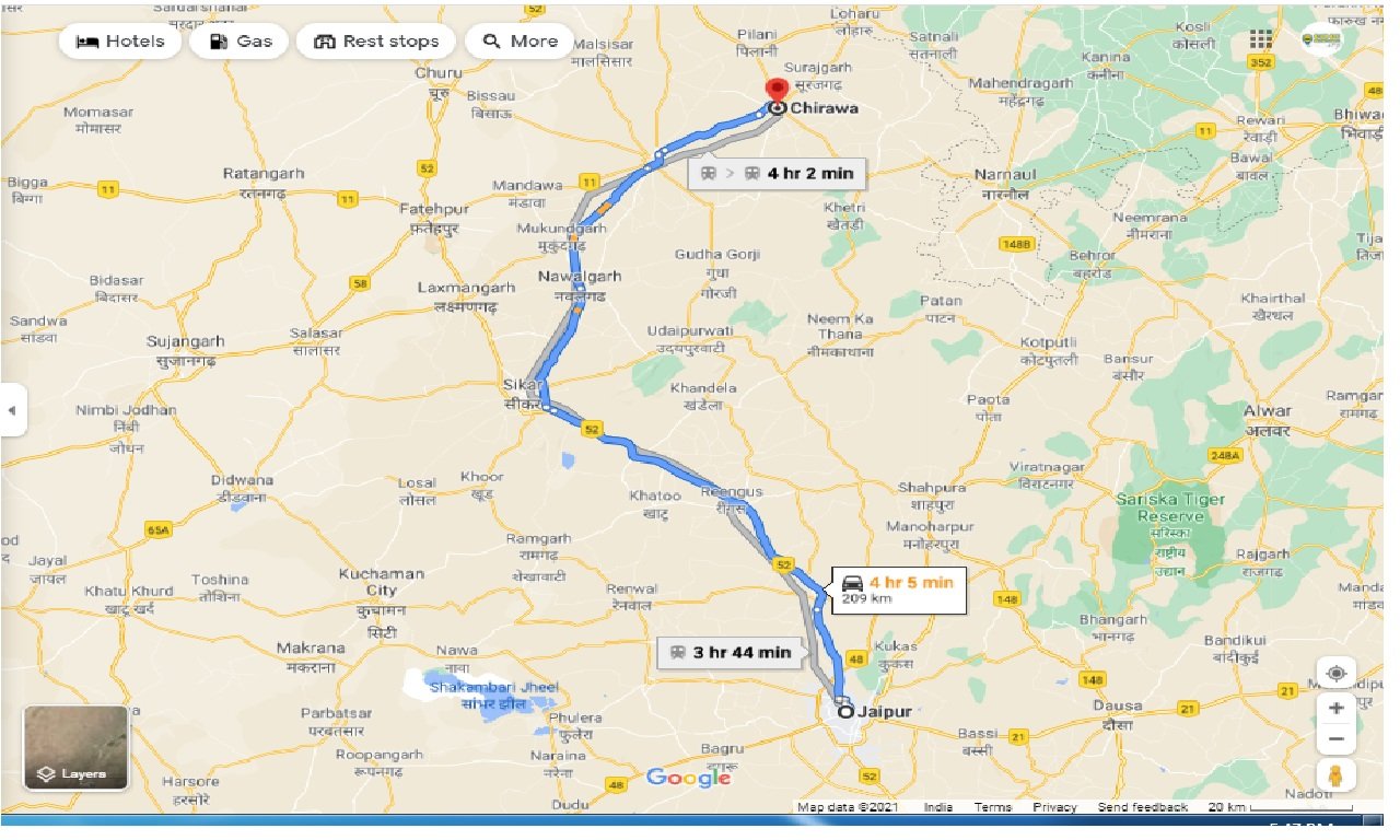 jaipur-to-chirawa-round-trip