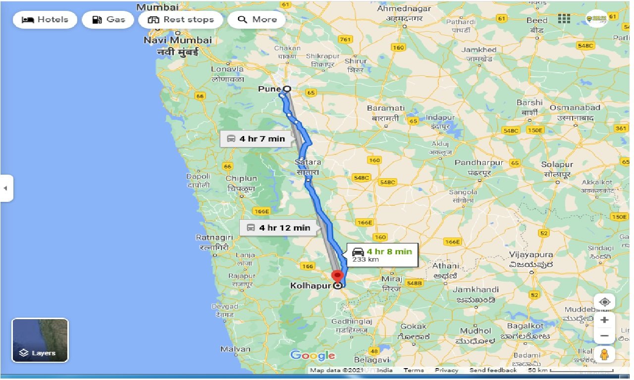 Pune To Kolhapur Distance By Road Caronrentals-Pune To Kolhapur Round Trip | Book Car On Rent