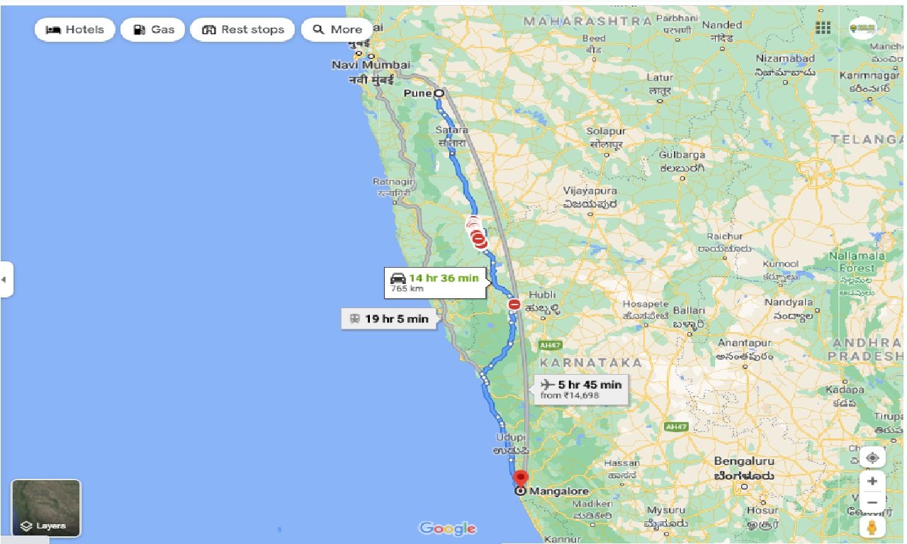 Distance From Mangalore To Pune Caronrentals-Pune To Mangalore Taxi Round Trip | Book Car On Rent