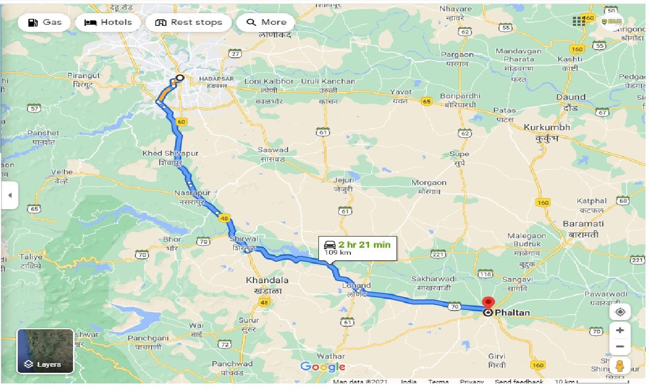 Distance From Pune To Phaltan Caronrentals-Pune To Phaltan Round Trip | Book Car On Rent