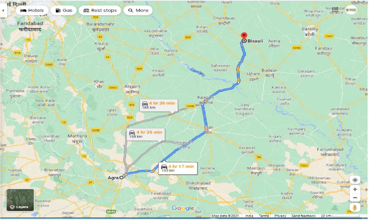 agra-to-bisauli-one-way