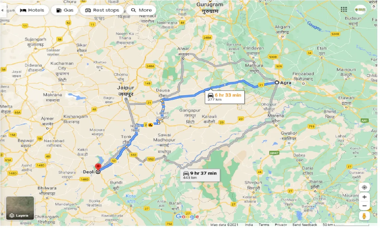 agra-to-deoli-taxi