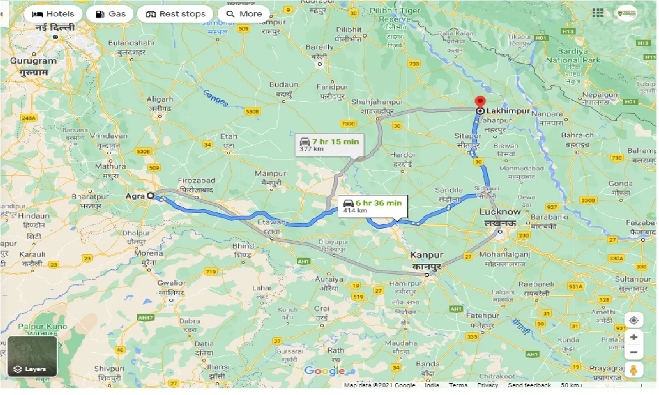 agra-to-lakhimpur-one-way
