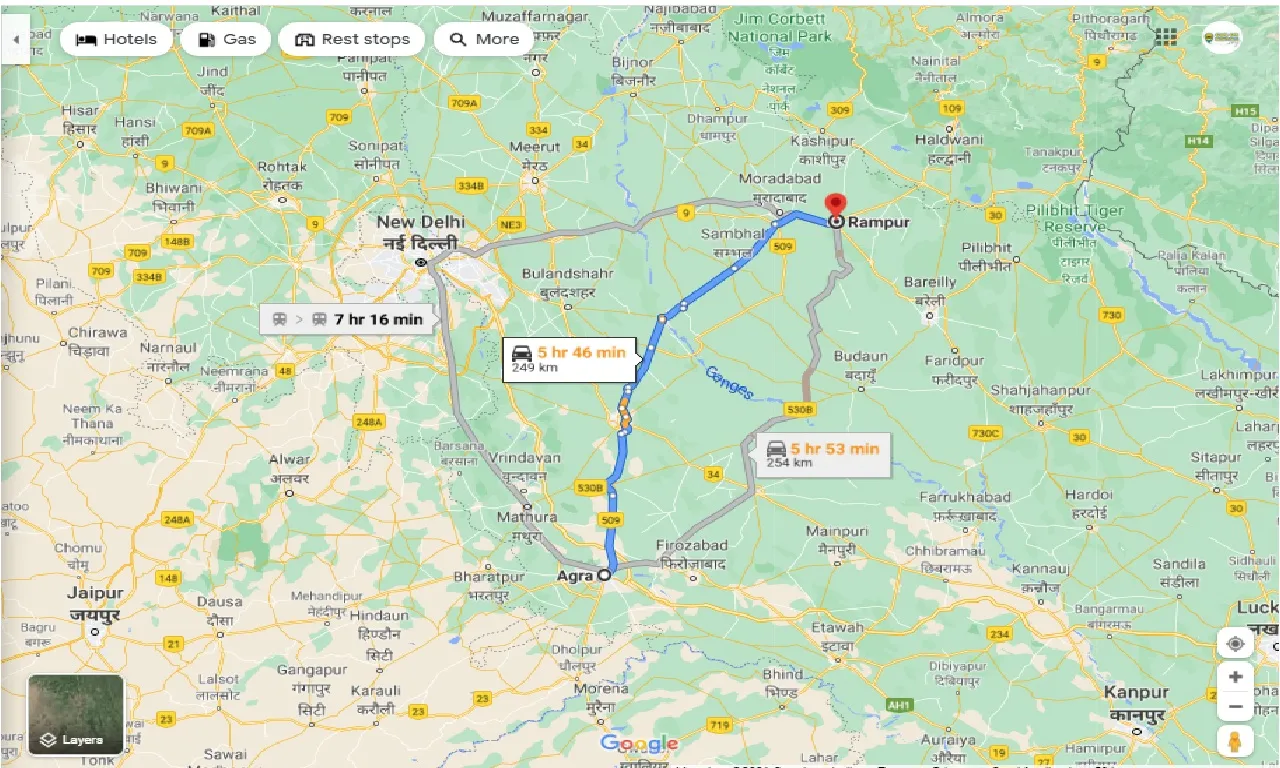 agra-to-rampur-one-way