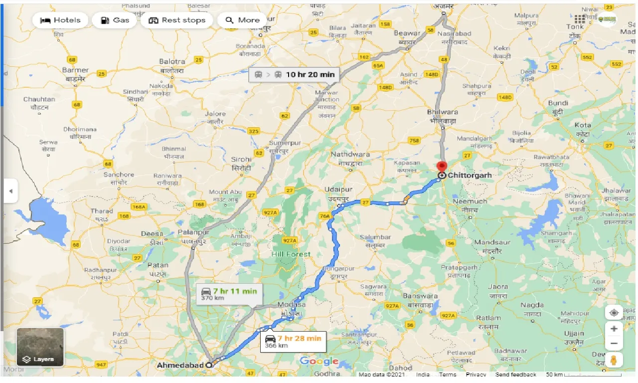 ahmedabad-to-chittorgarh-round-trip