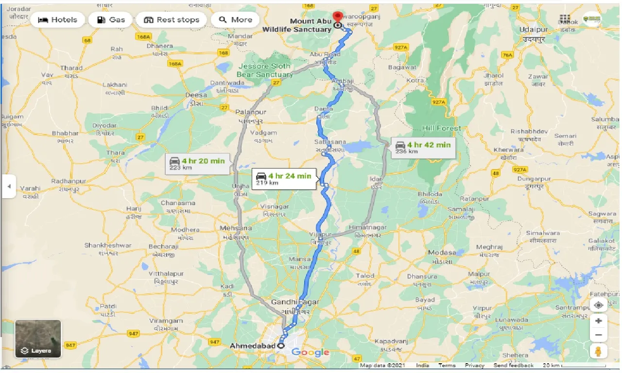 ahmedabad-to-mount-abu-wildlife-sanctuary-round-trip