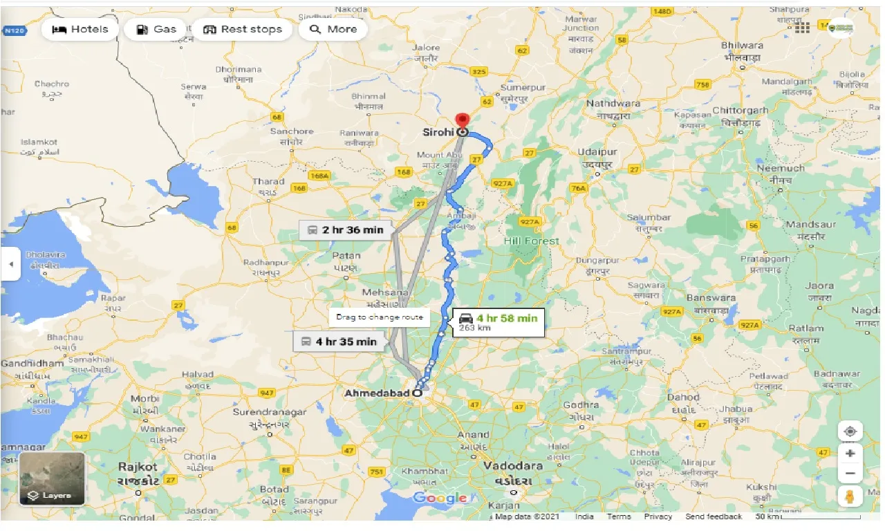 ahmedabad-to-sirohi-round-trip