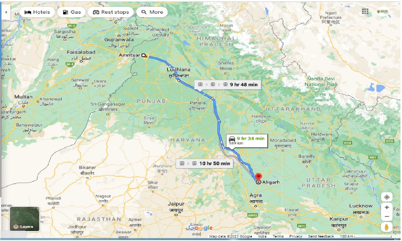 amritsar-to-aligarh-one-way