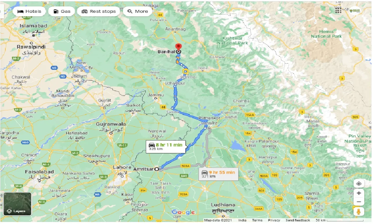 amritsar-to-banihal-one-way