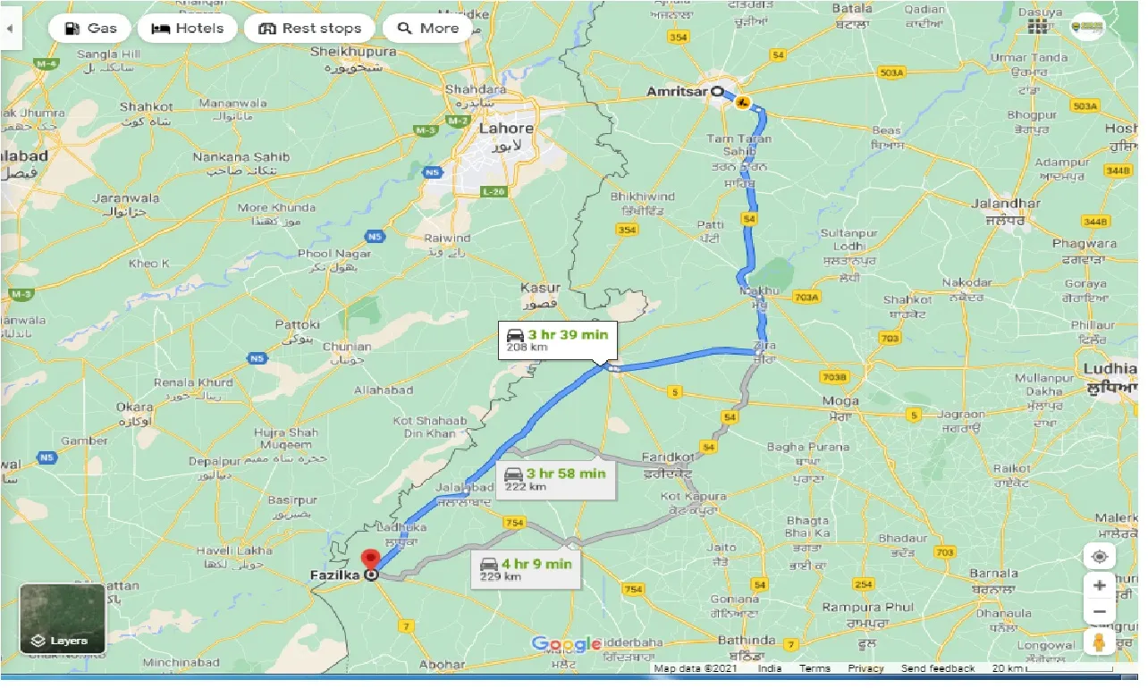 amritsar-to-fazilka-taxi