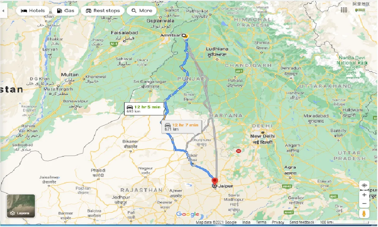 amritsar-to-jaipur-one-way