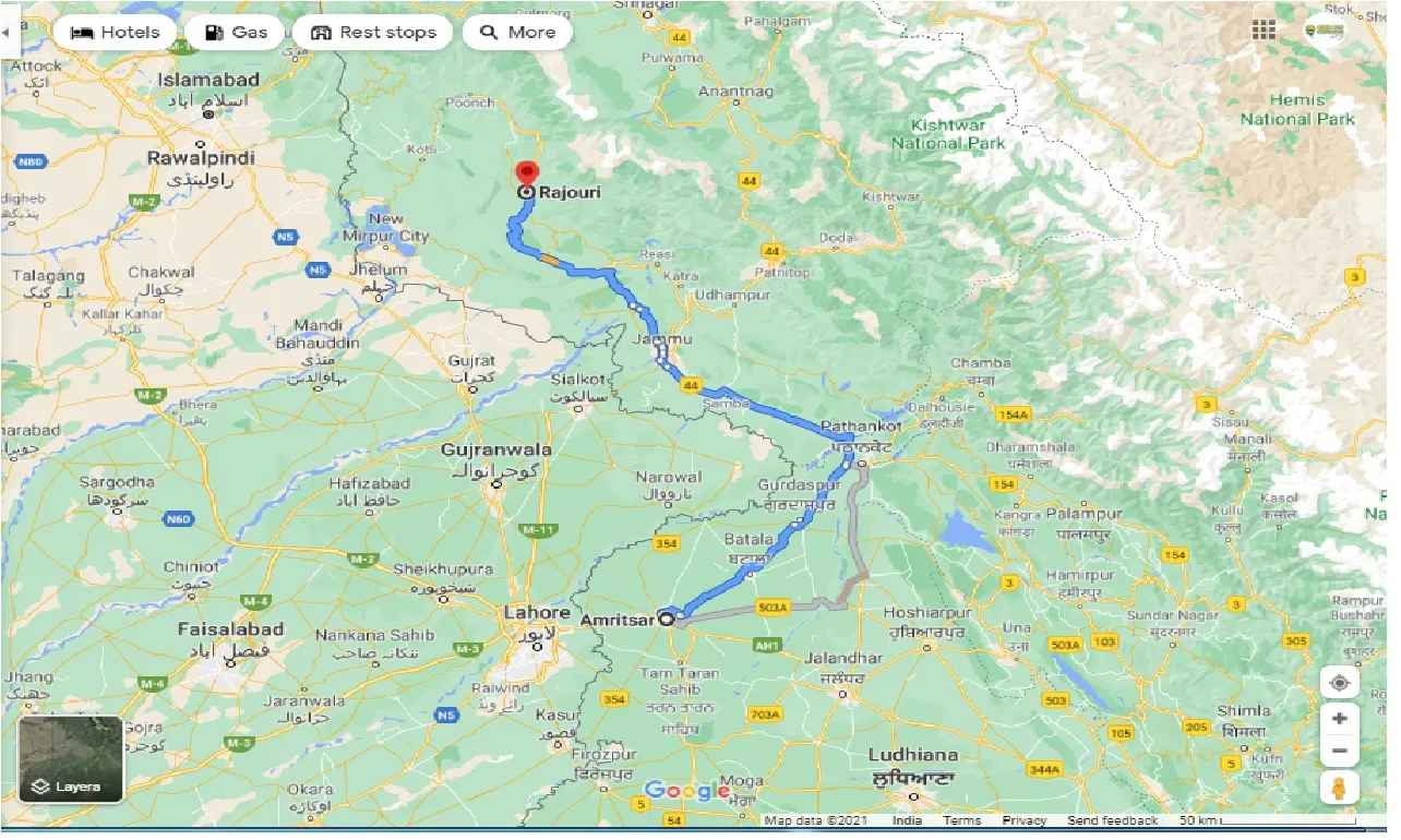 amritsar-to-rajouri-taxi