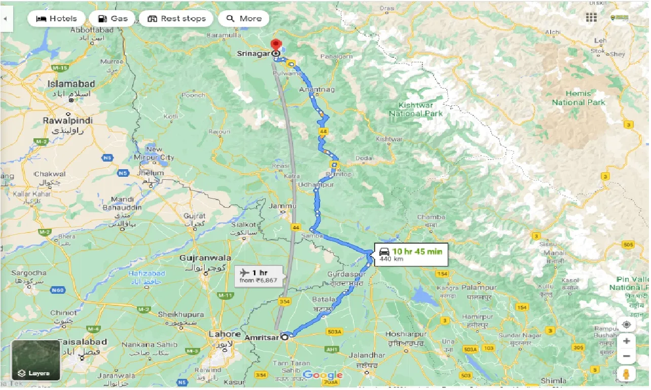 amritsar-to-srinagar-one-way