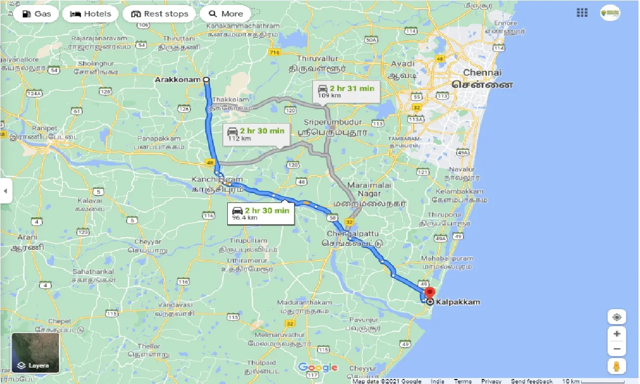 arakkonam-to-kalpakkam-round-trip