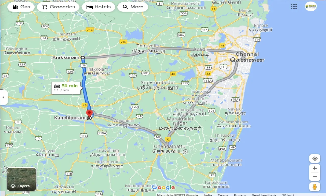 arakkonam-to-kanchipuram-round-trip