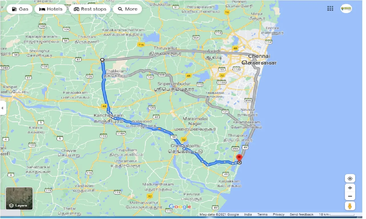 arakkonam-to-mahabalipuram-one-way