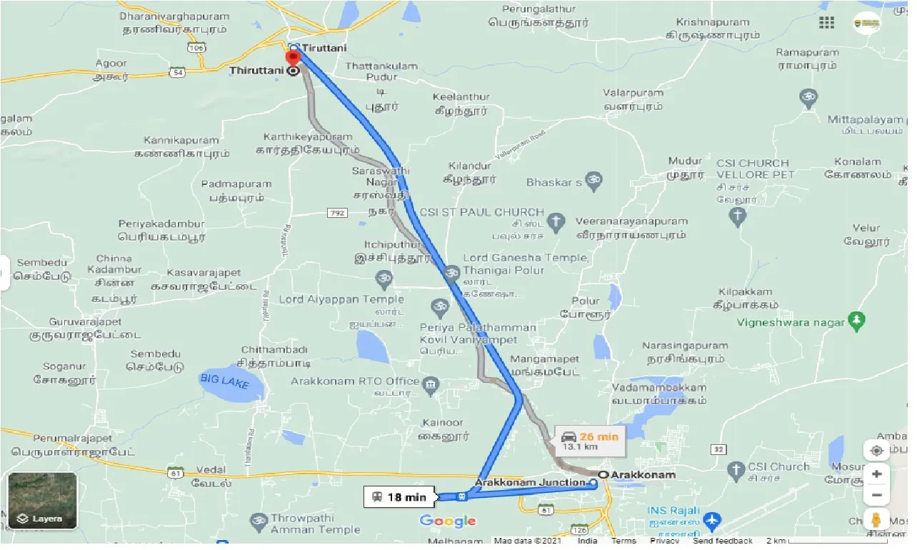 arakkonam-to-thiruthani-round-trip