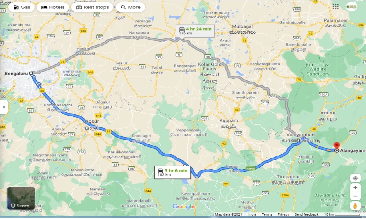 bangalore-to-alangayam-round-trip