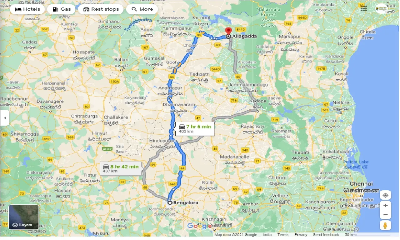 bangalore-to-allagadda-one-way