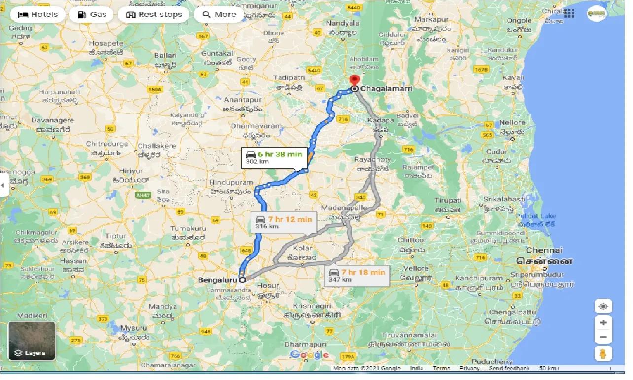 bangalore-to-chagalamarri-round-trip