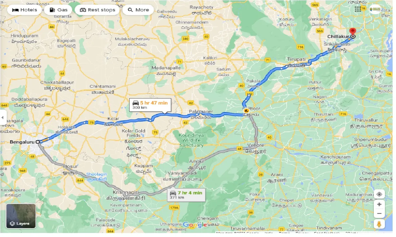 bangalore-to-chillakur-one-way