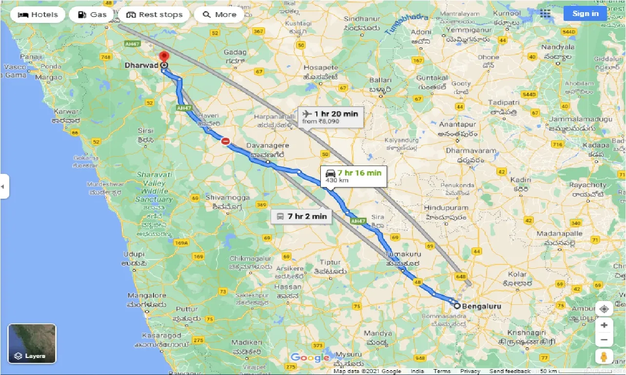 bangalore-to-dharwad-round-trip