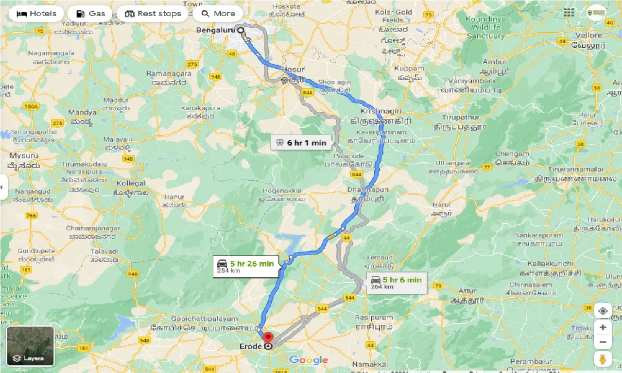 bangalore-to-erode-round-trip