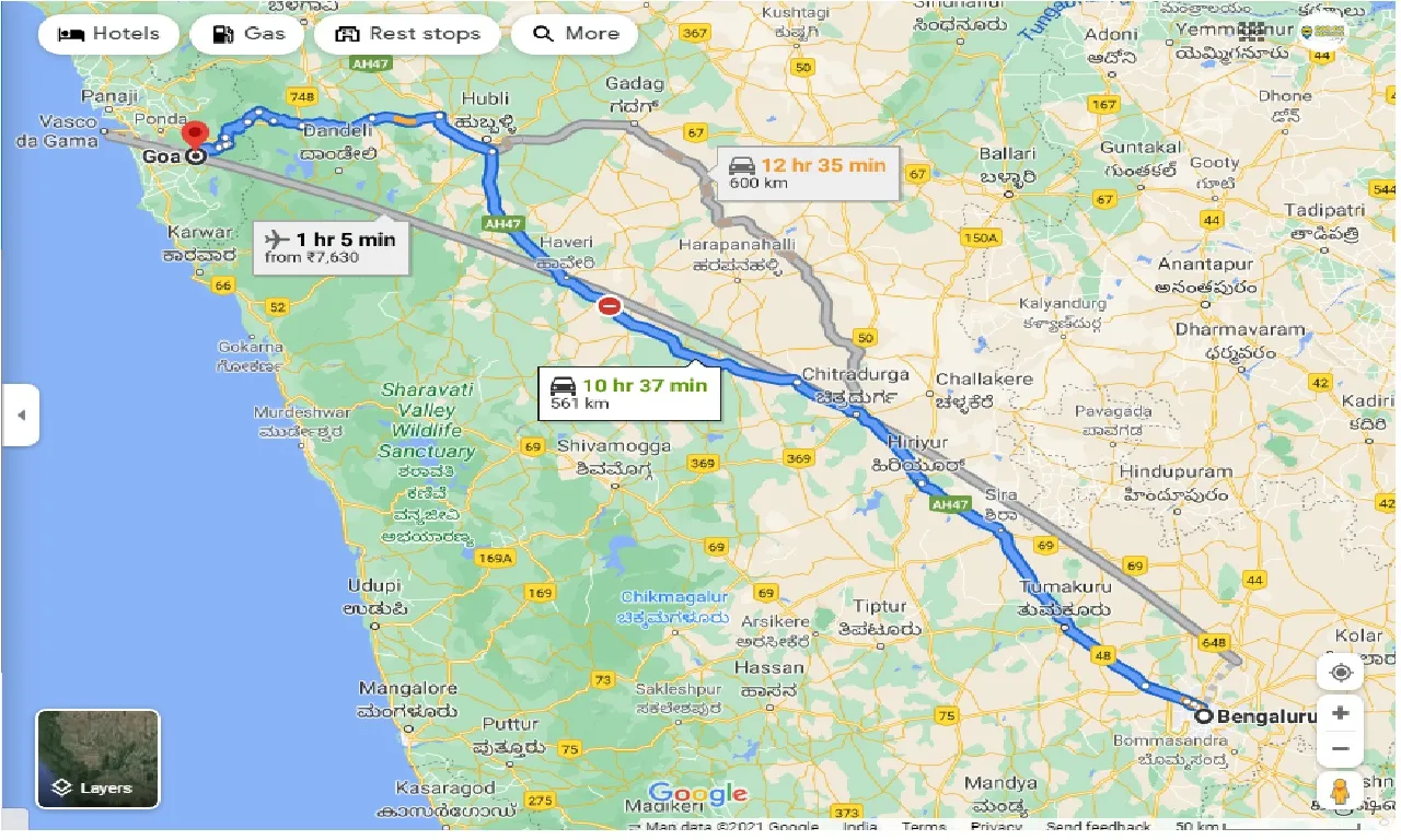 bangalore-to-goa-one-way