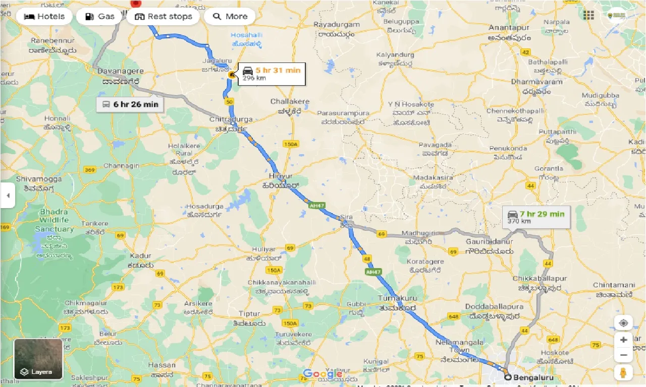 bangalore-to-harapanahalli-round-trip