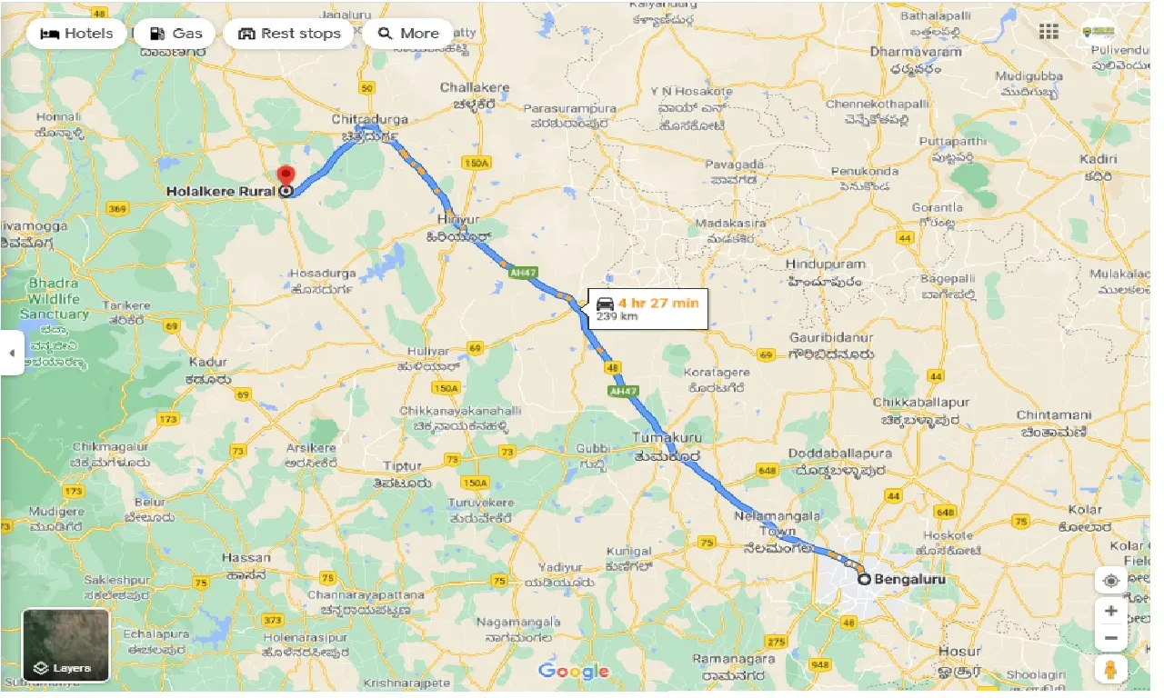 bangalore-to-holalkere-one-way