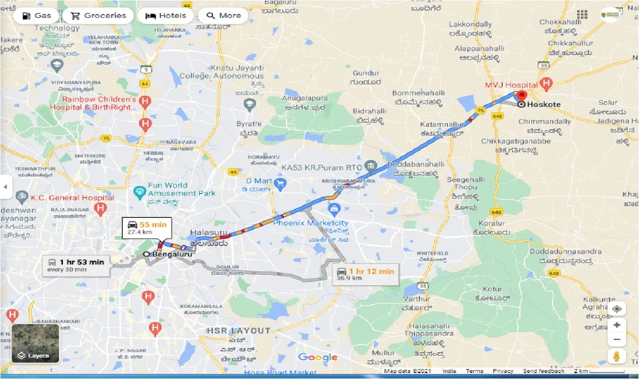 bangalore-to-hosakote-round-trip