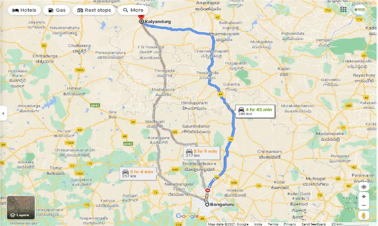 bangalore-to-kalyandurg-round-trip