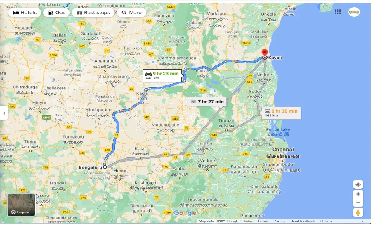 bangalore-to-kavali-round-trip