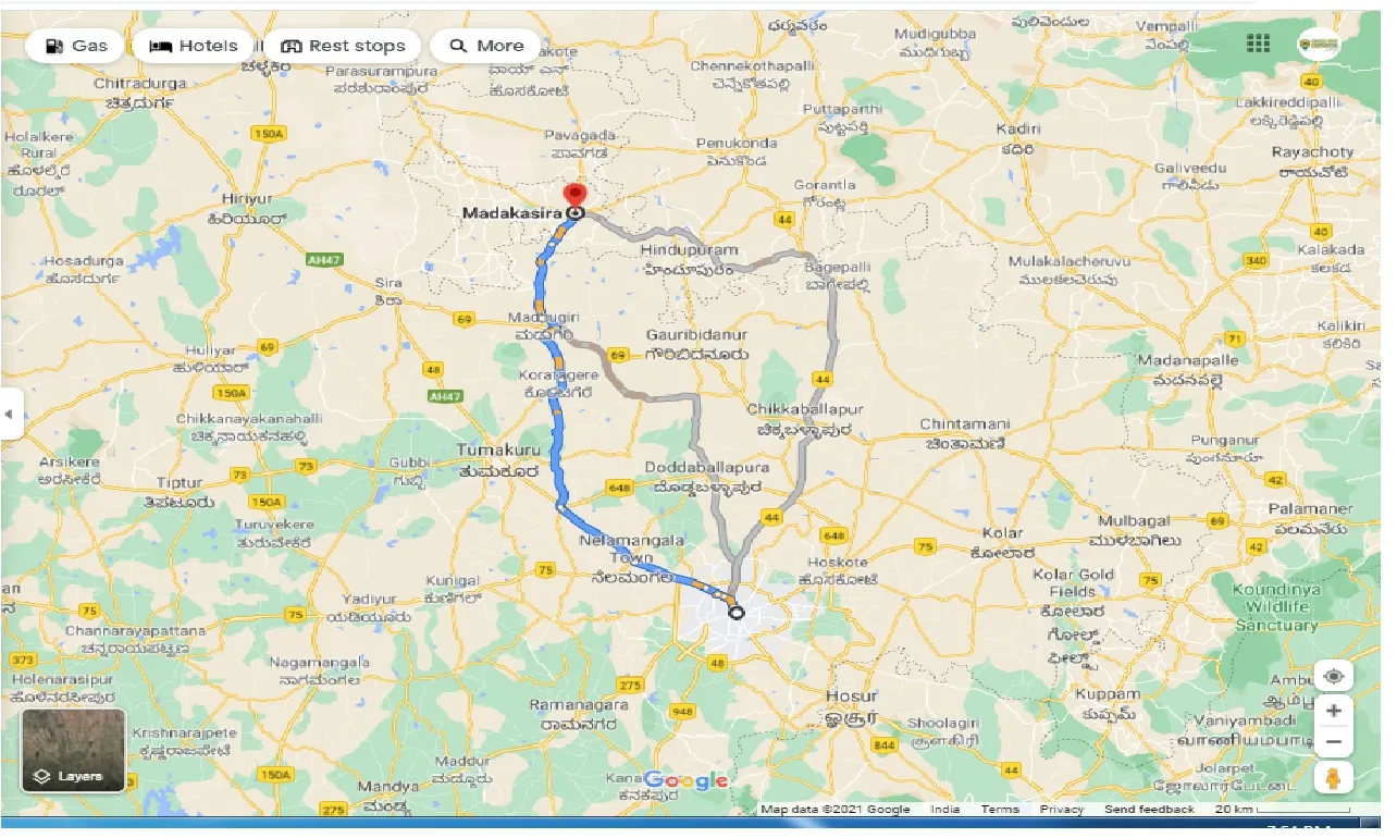 bangalore-to-madakasira-round-trip