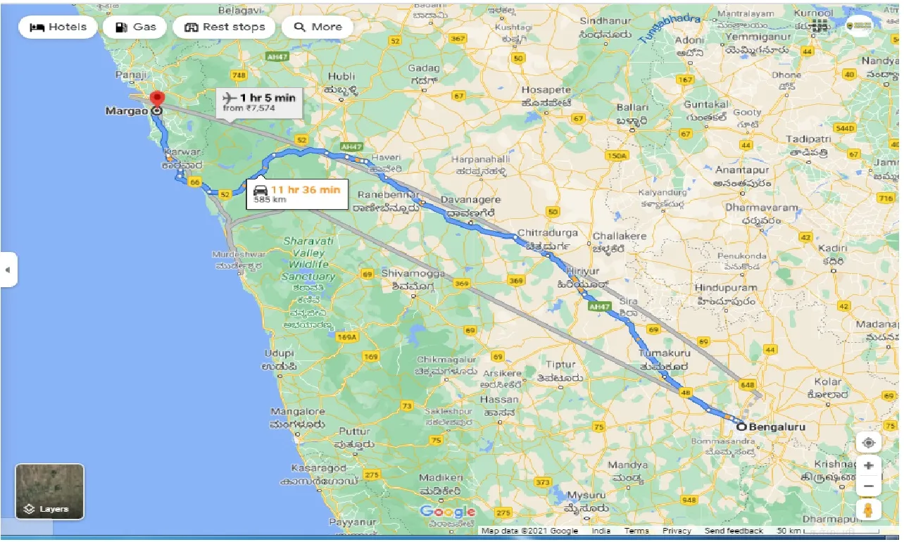 bangalore-to-madgaon-round-trip