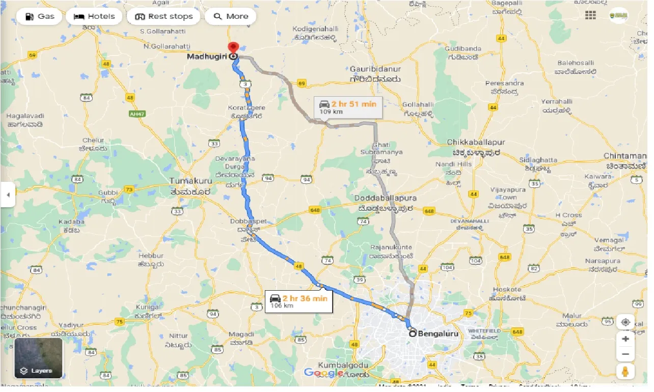 bangalore-to-madhugiri-one-way