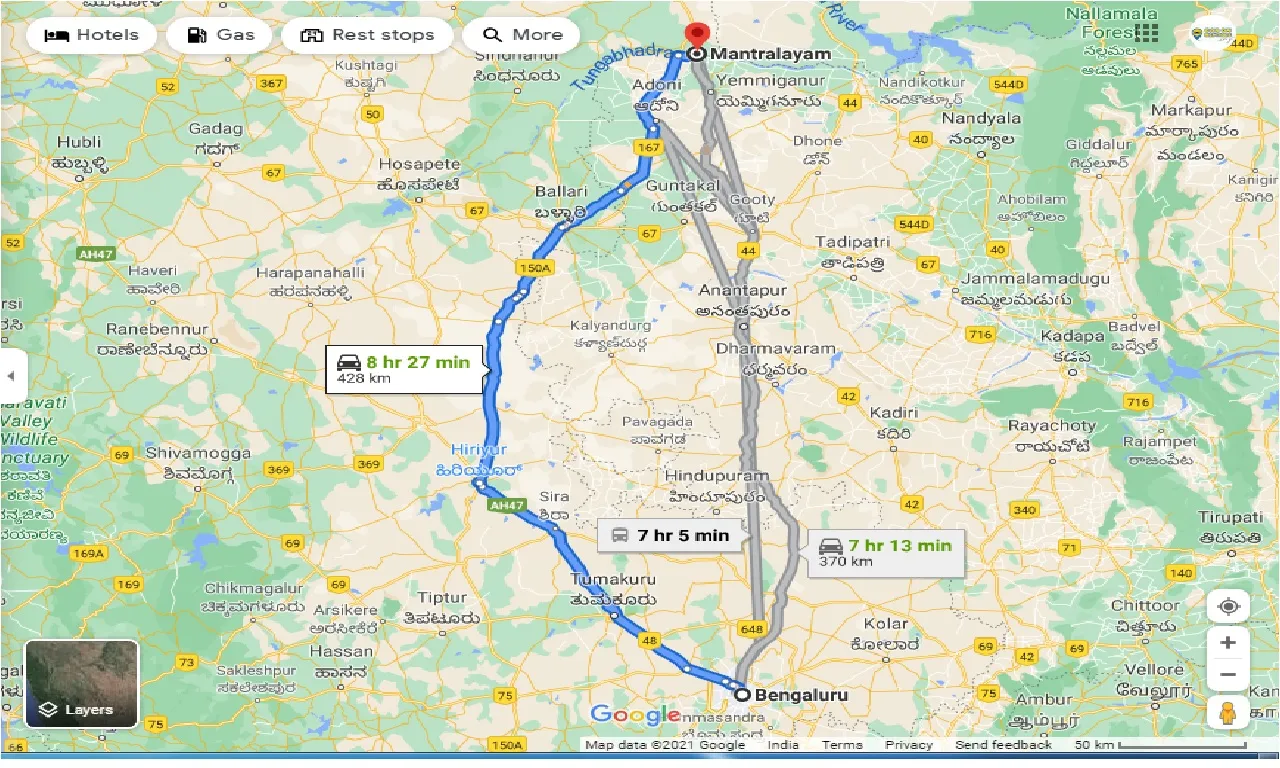 bangalore-to-mantralayam-round-trip