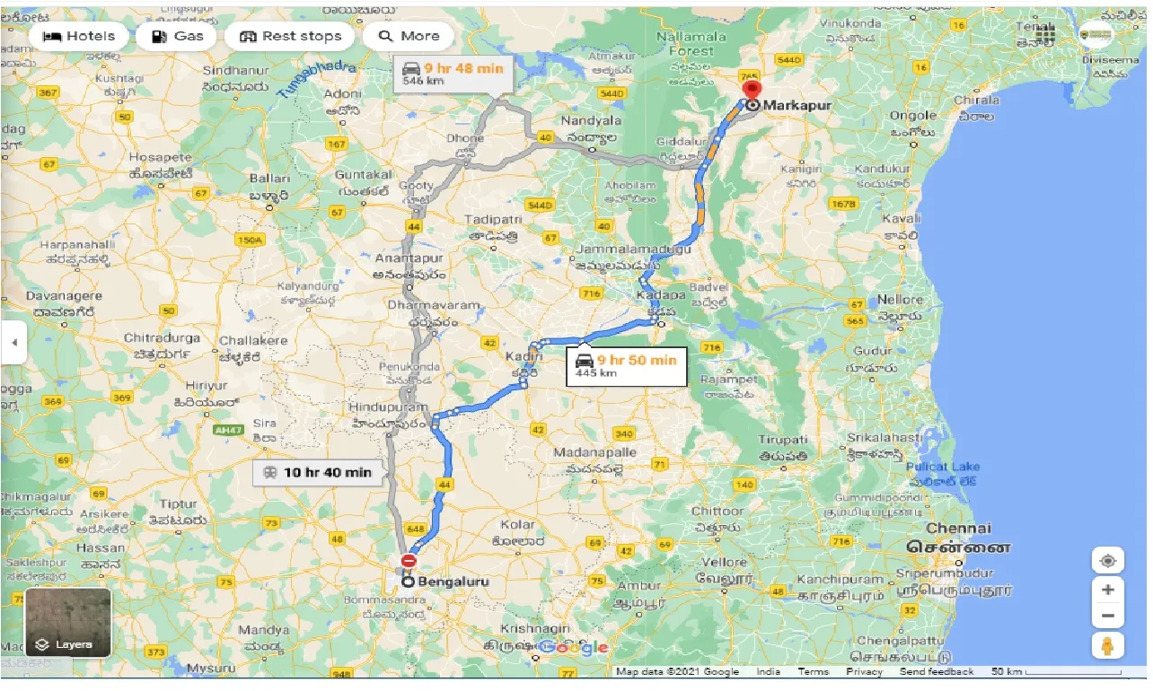 bangalore-to-markapur-round-trip