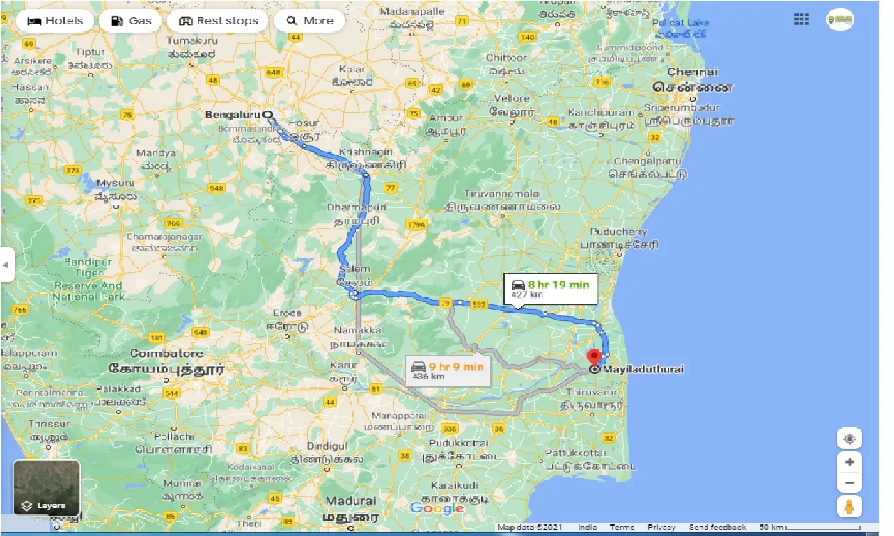 bangalore-to-mayiladuthurai-one-way