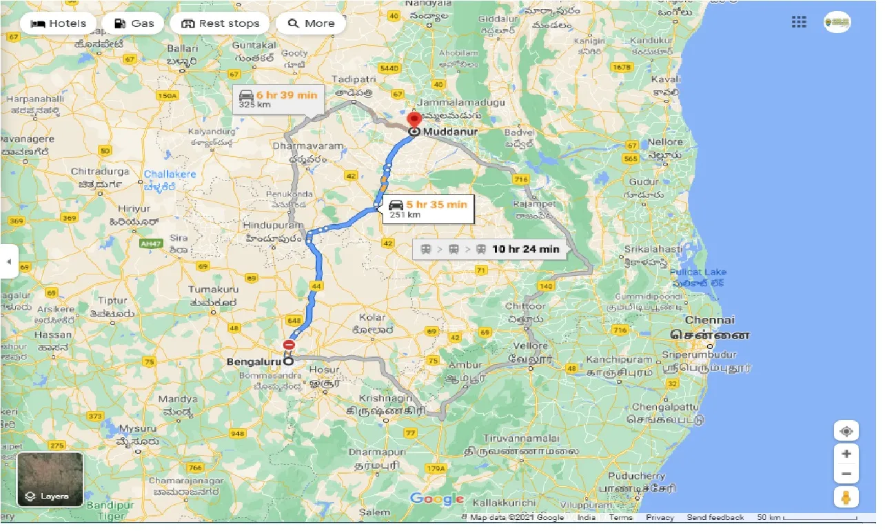 bangalore-to-muddanur-one-way