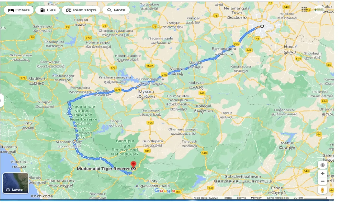 bangalore-to-mudumalai-national-park-one-way