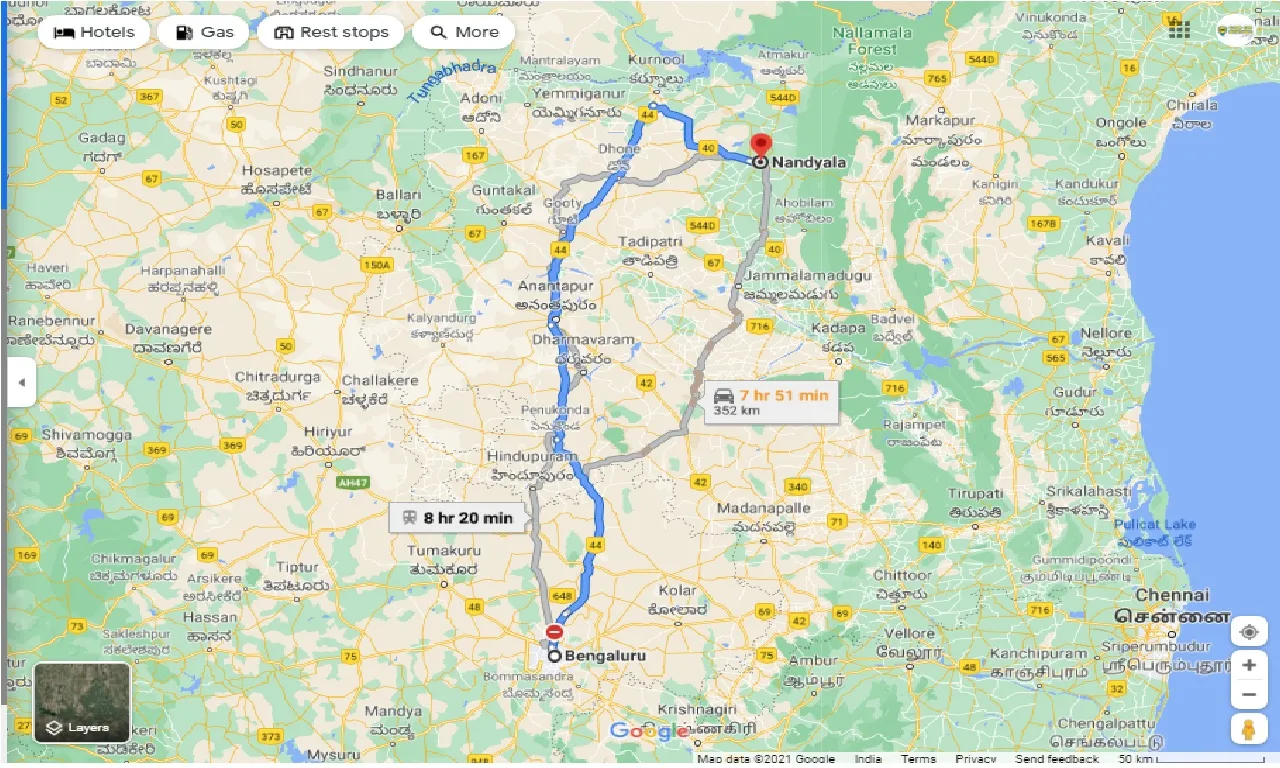 bangalore-to-nandyal-one-way