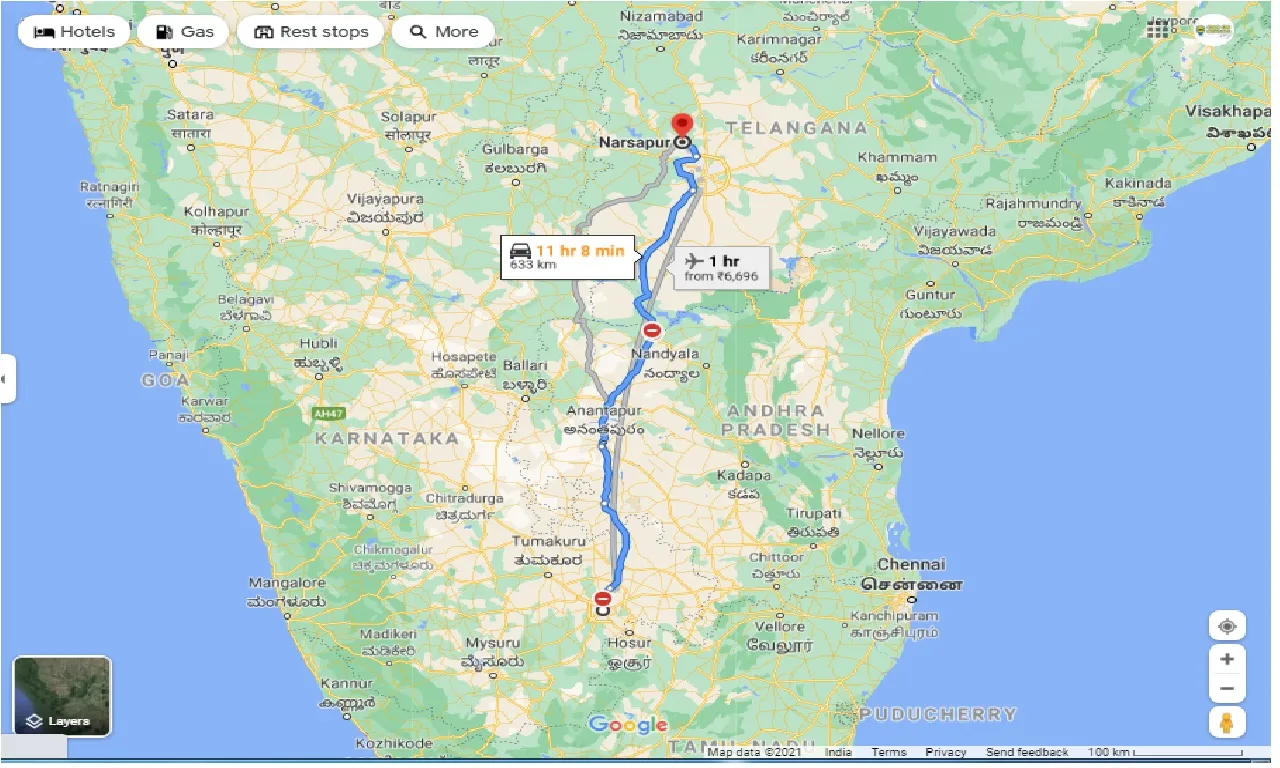 bangalore-to-narsapur-round-trip