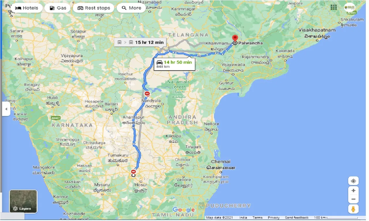 bangalore-to-palwancha-round-trip