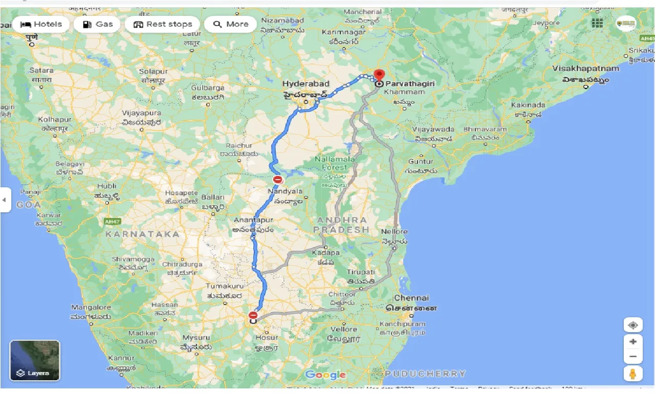 bangalore-to-parvathagiri-round-trip