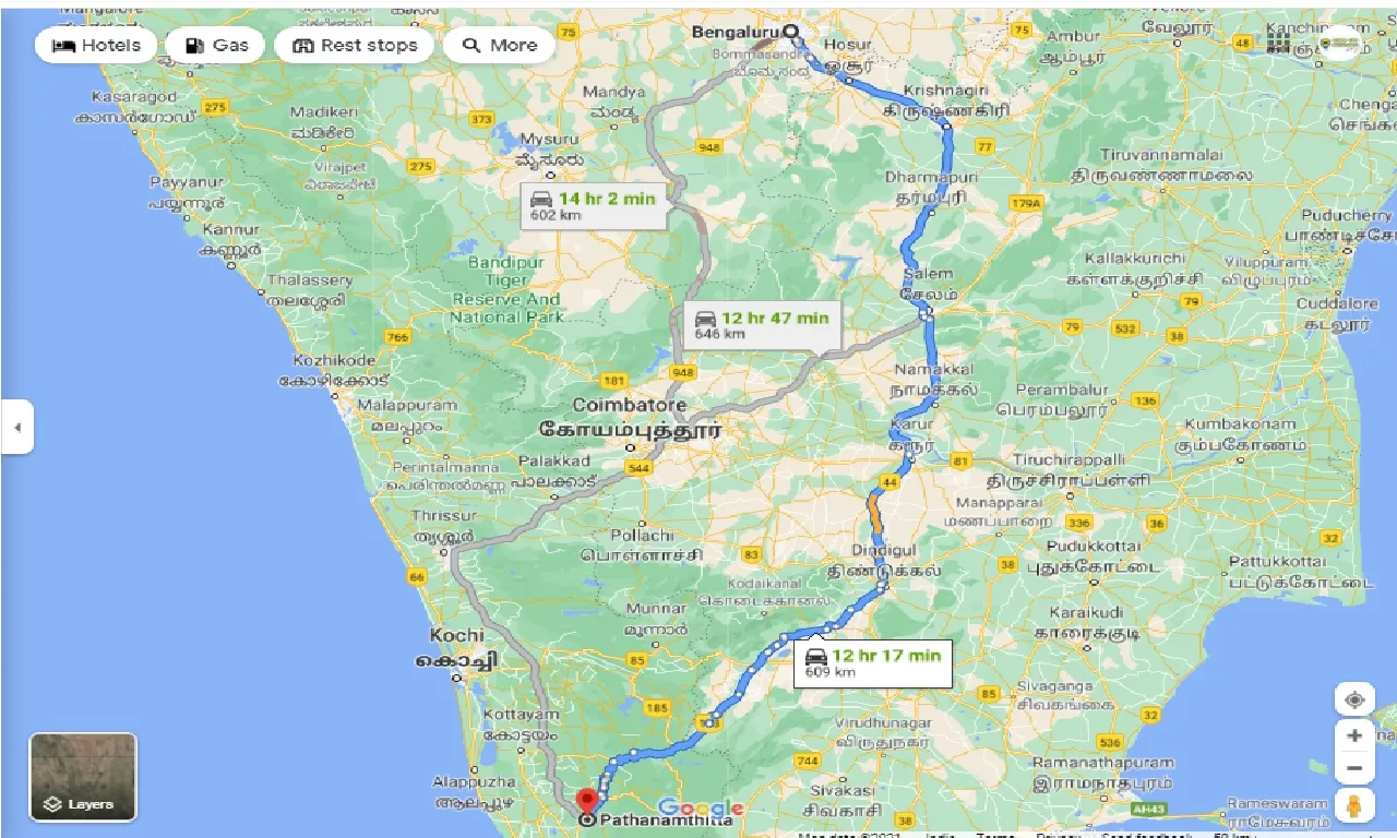 bangalore-to-pathanamthitta-one-way